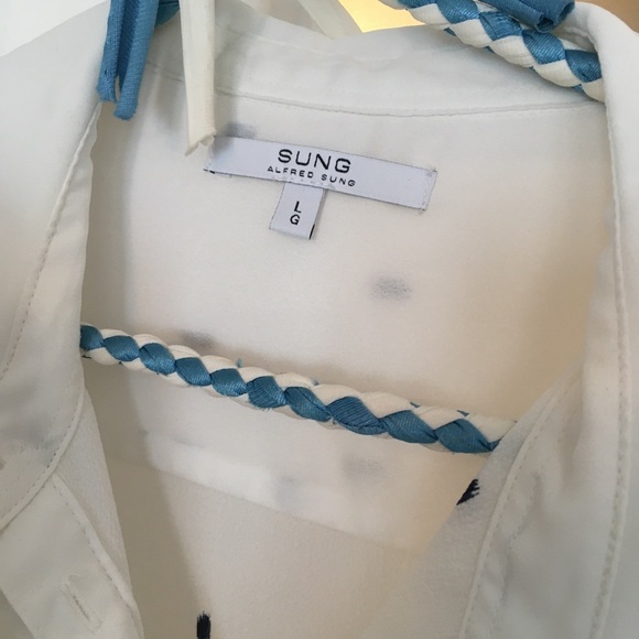 Alfred Sung blouse and shirt set - Picture 3 of 5